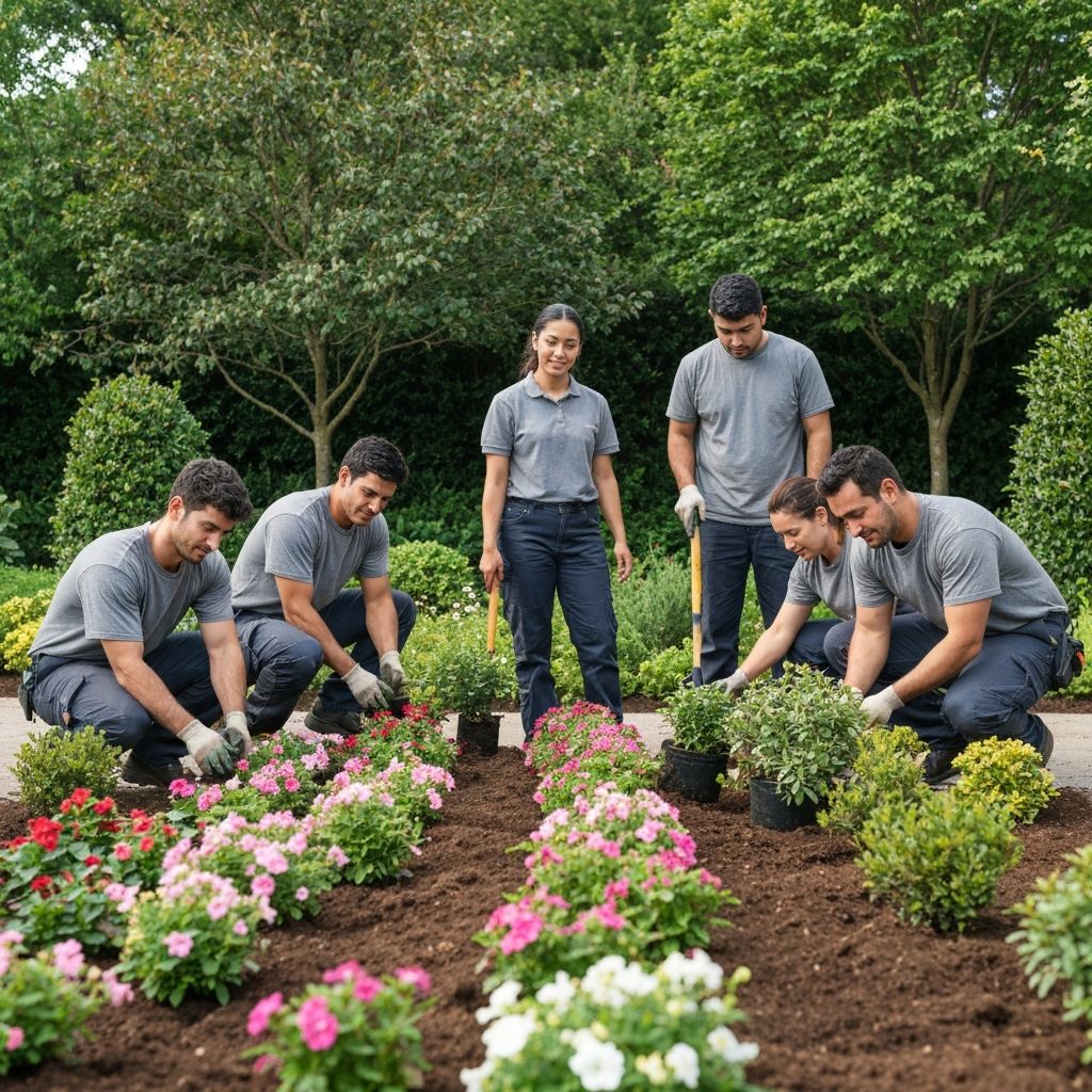 Verdant Grounds team at work